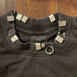 Balenciaga lighter cap shirt in vintage black 