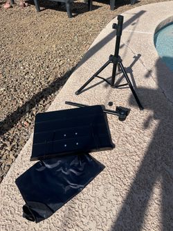 K KASONIC Adjustable Folding Music Stand w/ Carrying Bag