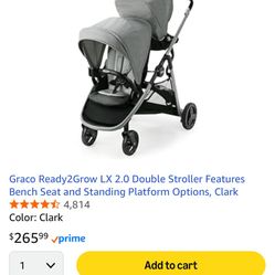 Graco Double Stroller/car Seat Bundle
