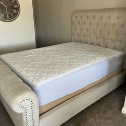 Queen Size Bed/includes Box Spring /mattress 