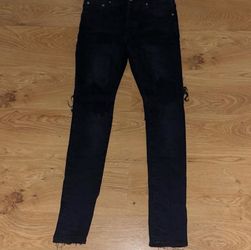 Purple jeans