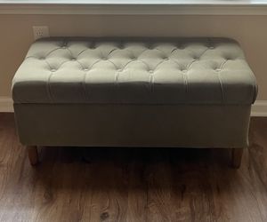 Olive Green Ottoman 