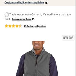 Carhartt FR Vest