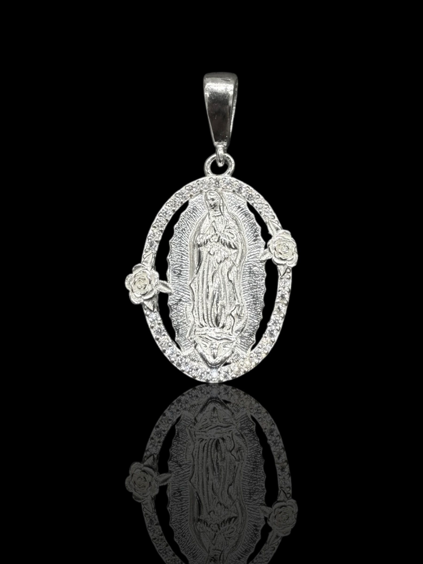 MEDALLA VIRGEN DE GUADALUPE, PLATA 9.25