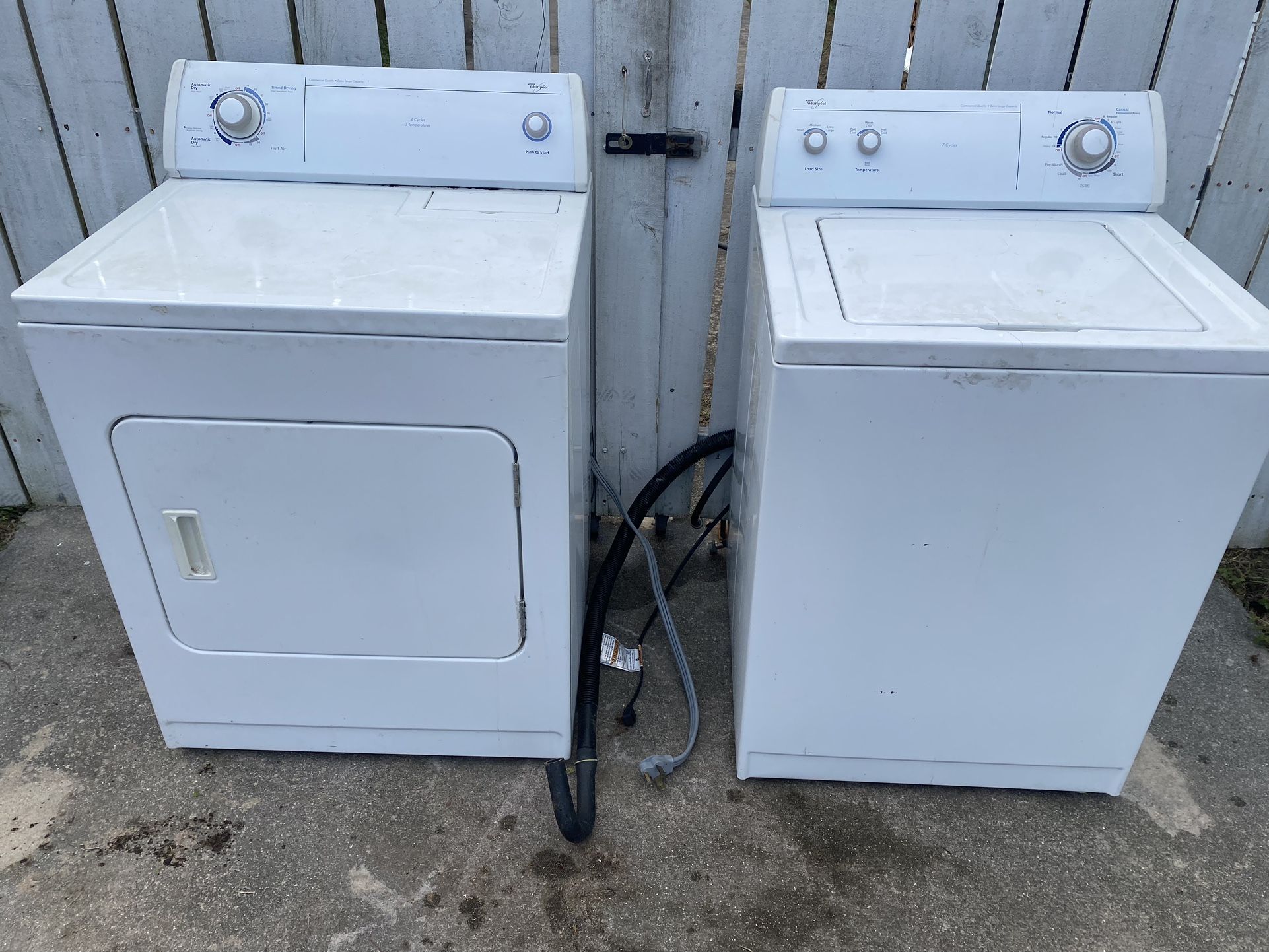 Washer & Dryer Set By Whirlpool