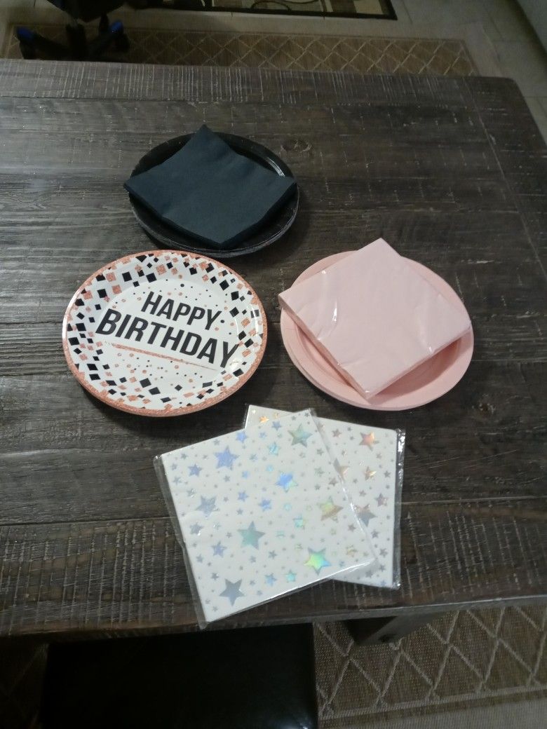 Party Plates And Napkins