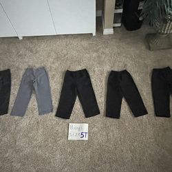 Boys size 5, 5T toddler clothes lot dress dressy black grey pants holidays family pictures