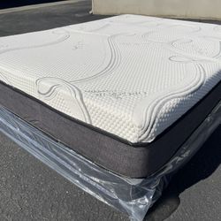 Queen Cooling Gel Hybrid Memory Foam Mattress