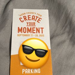 Kern County Fair Parking Ticket