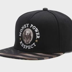 "Money Power Respect" Flat Brim Snapback Hat 