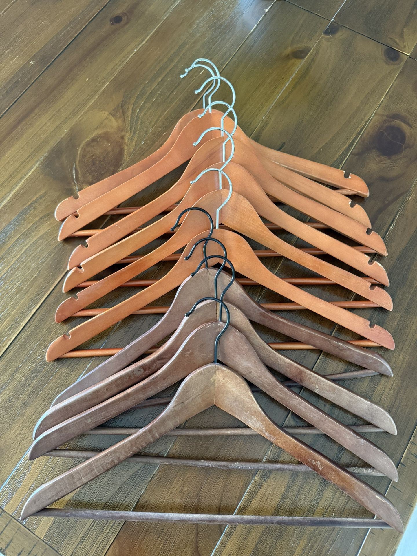 Hangers, Brown, Wood