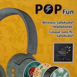 BuddyPhones POP Fun Wireless Headphones New in box, sealed, never opened. Everything exactly as pictured.  Bluetooth • Foldable • SafeAudio • Includes