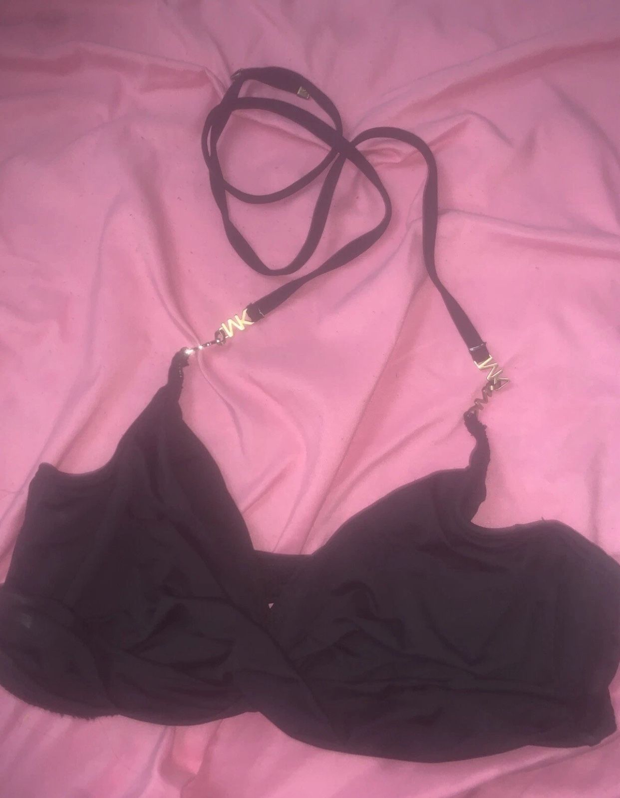 NWT WOMENS SIZE L MICHAEL KORS BIKINI TOP