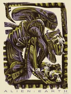 2x ALIEN EARTH MONDO FX Limited, Numbered Edition Posters - SDCC 2025 Hall H - New