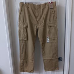 Levi's Men's Ace Cargo Pants 40x32 Khaki 