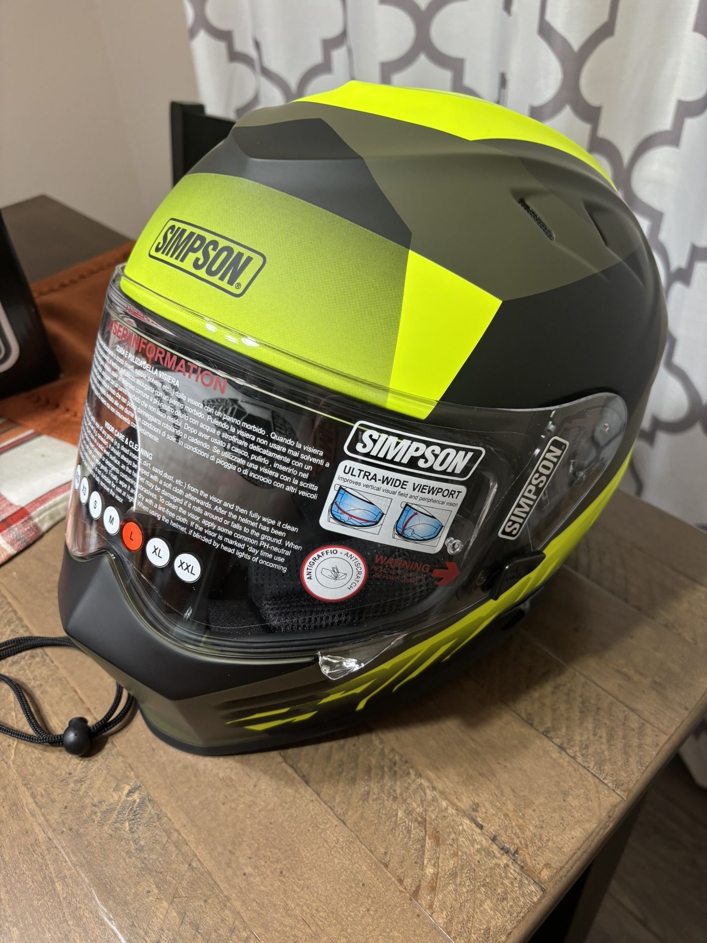 Simpson Ghost Bandit Helmet Size Large
