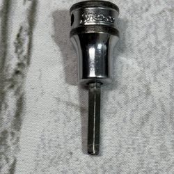 Snap-on USA FAM4A 4mm metric hex Allen wrench bit socket: 3/8" drive 