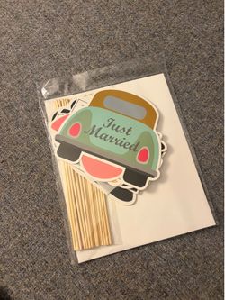 Wedding photo booth props