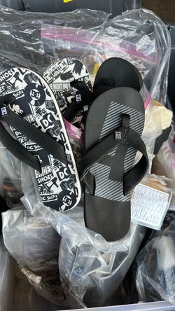 DC Shoes Flip Flops Sandals Size one