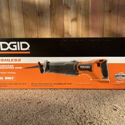 RIDGID 18V Brushless Cordless Reciprocating Saw R8647B Tool Only - New