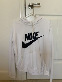 WHITE NIKE HOODIE 