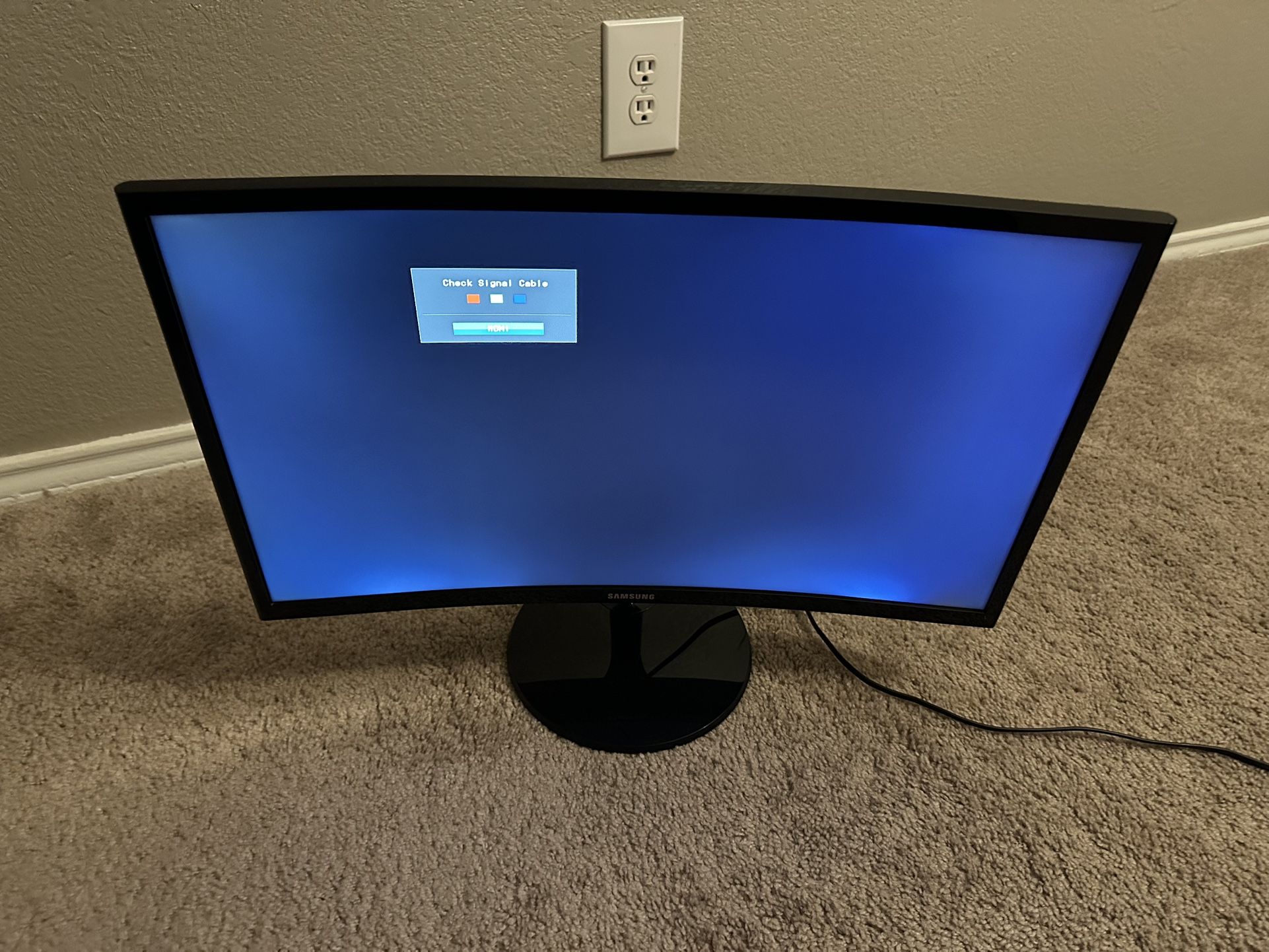 Samsung Curved 24 inch Monitor
