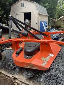 Back Hoe And Finish Mower