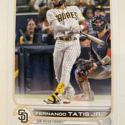 Topps 2022 Fernando Tatis Jr.  And  Manny Machado Baseball Card 