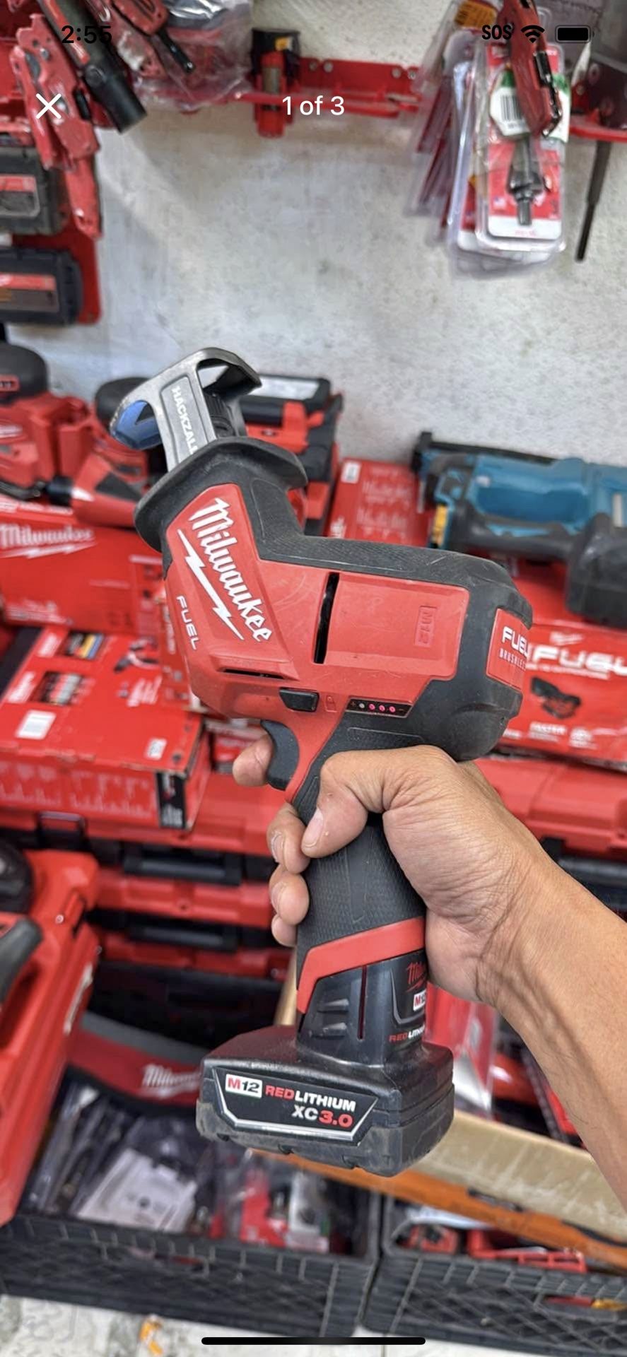 Milwaukee M12 Fuel Hack Saw with Battery