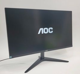 AOC 24B1H 24" Full HD 1920x1080 Monitor, 3-Sided Frameless, VA Panel, HDMI/VGA