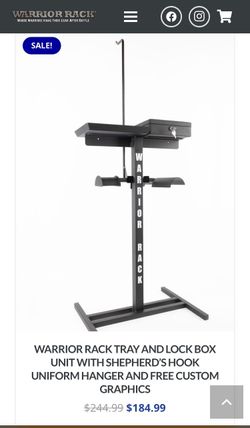 Warrior rack w/ key $80.00 obo