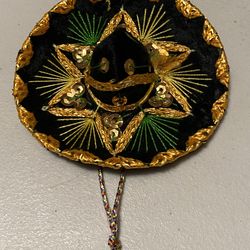 MINI VELVET SOMBRERO HAT