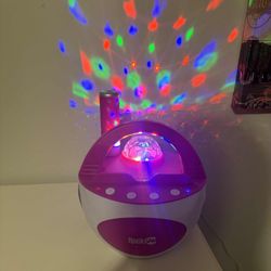 RockJam 10 Watt Aux Bluetooth rechargeable karaoke machine w/wireless microphone