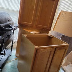 two 30"  bathroom vanities 