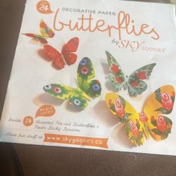 art sticker Butterfly  Booths Books  Cute wall decor 