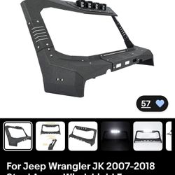 Jeep Wrangler Jk  Jku Steel Armor Windshield Protector 500 Obo