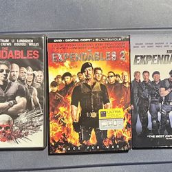 The Expendables 1-3 DVD 