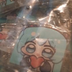 Miku Keychains, Acrylic And Expressive
