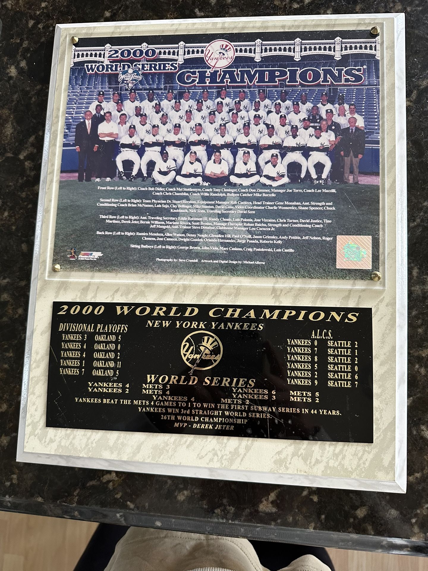 New York Yankees 2000 World Champions