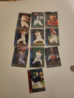 Field Of Nine Baseball Cards 