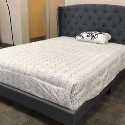 New Platform Bed 🛏 Frame + Pillow Top Mattress SAME DAY DELIVERY 🚚 