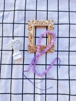 Natural Dream Amethyst Crystal Beads 8mm