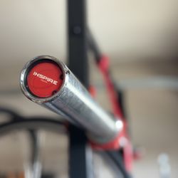 Inspire Olympic Barbell Rubber 300lb Weight Set Always Garaged