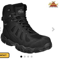 Men's Thorogood 6" Composite Toe Waterproof Side-Zipper Work Boot Men’s  9.5M
