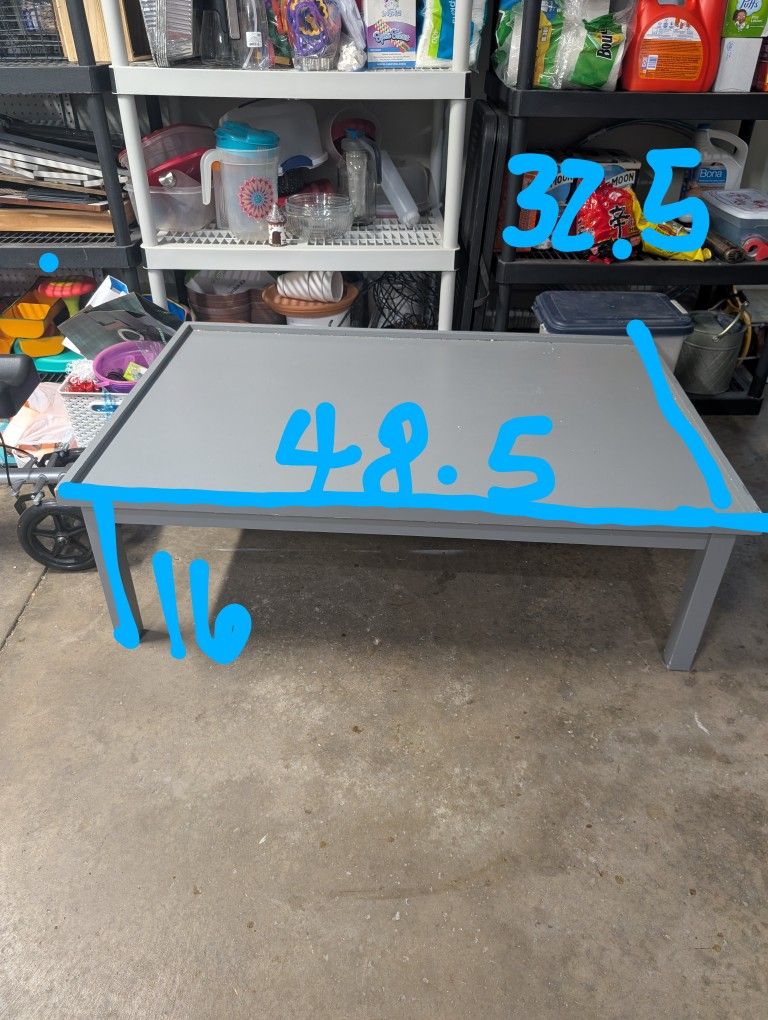 Gray Coffee Table/Kids Craft table/Lego Table