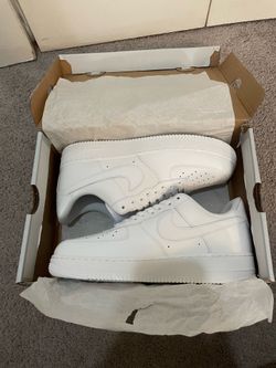 Nike Air Force 1 Low White – Clean Everyday Shoes (Size 10)