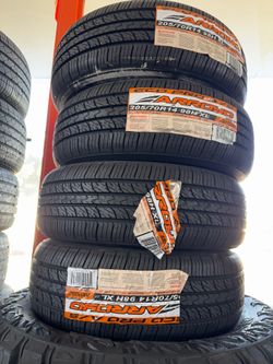 ✔️📲205/70/14 vendo set de llantas nuevas Arroyo