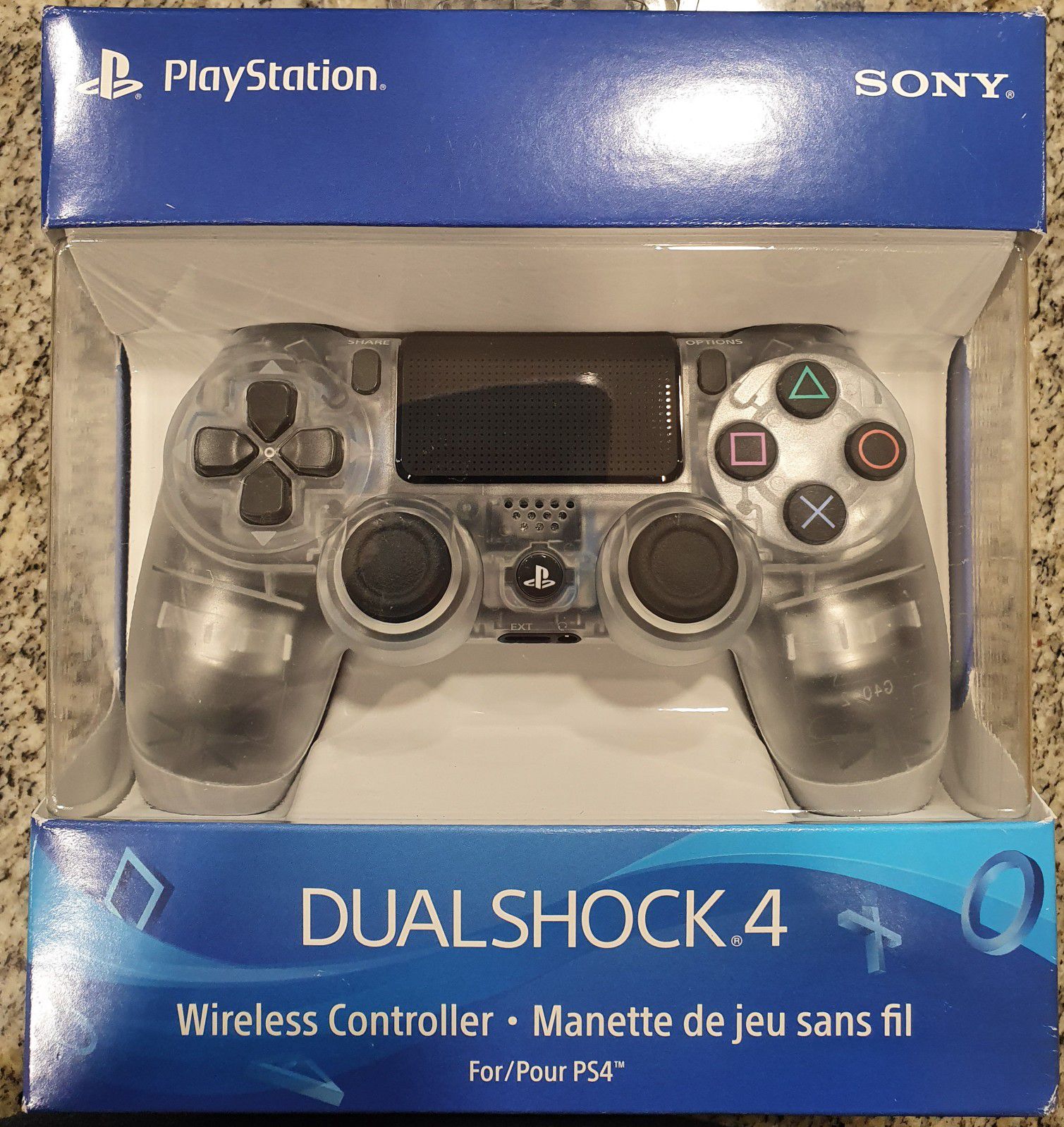 Dual Shock PlayStation 4 Controller Clear