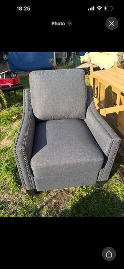 Small gray couch