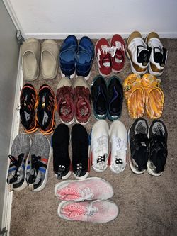 Misc Shoes Lot - Adidas Yeezy Nike Revenge Storm Jordan Salomon Nmd Ultraboost Crocs